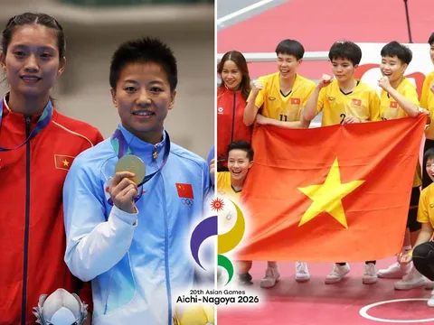 Bảng xếp hạng huy chương ASIAD 2026 của TT Đông Nam Á: TT Việt Nam nhận tin vui sau tấm HCV thứ ba