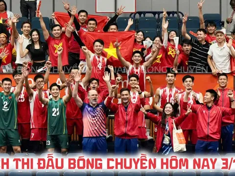 Lịch thi đấu bóng chuyền hôm nay 3/10: Tuyển Việt Nam đấu Đài Loan ở ASIAD 2026 lúc mấy giờ?