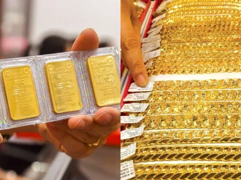 Giá vàng hôm nay 3/10 mới nhất: Vàng miếng SJC tiếp tục giảm, vàng nhẫn cũng điều chỉnh