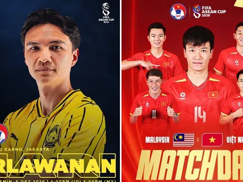 Trực tiếp bóng đá Malaysia vs Việt Nam 16h ngày 5/10 - FPTPlay trực tiếp FIFA ASEAN Cup 2026 hôm nay