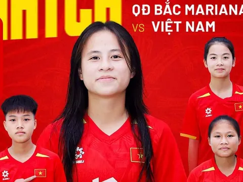 Xem TRỰC TIẾP bóng đá U17 Việt Nam vs QĐ Bắc Mariana ở đâu? VTV có phát sóng VL U17 nữ châu Á không?