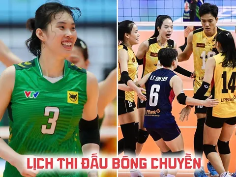 Lịch thi đấu bóng chuyền hôm nay 11/10: VTV BĐ Long An đấu LPBank Ninh Bình ở giải VĐQG khi nào?