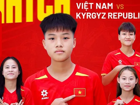 Xem TRỰC TIẾP bóng đá U17 Việt Nam vs Kyrgyzstan ở đâu? VTV có phát sóng VL U17 nữ châu Á không?