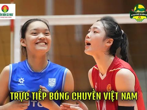 TRỰC TIẾP bóng chuyền Việt Nam hôm nay 14/10 - Link xem trực tiếp vòng 2 giải bóng chuyền nữ VĐQG 2026