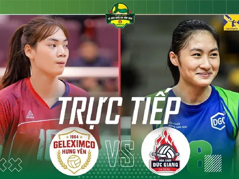 VTV trực tiếp bóng chuyền Geleximco Hưng Yên vs HCĐG Lào Cai - Link xem trực tiếp bóng chuyền VĐQG 2026