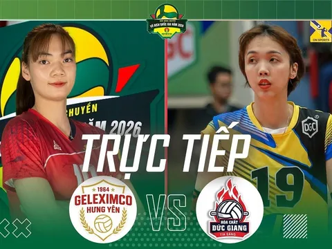 TRỰC TIẾP bóng chuyền nữ HCĐG Lào Cai vs Hưng Yên - Link xem bóng chuyền nữ VĐQG 2026 mới nhất