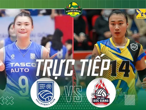 Link xem trực tiếp bóng chuyền nữ Việt Nam hôm nay 15/10 - Trực tiếp Hà Nội Tasco vs HCĐG Lào Cai