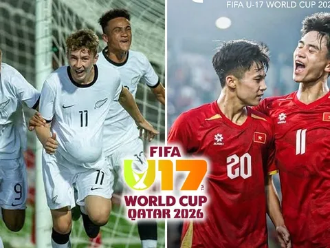 Xem trực tiếp U17 Việt Nam đấu U17 New Zealand ở đâu, kênh nào? Link xem trực tiếp VCK U17 World Cup 2026