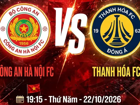 VTV TRỰC TIẾP bóng đá Việt Nam hôm nay 22/10 - Link xem trực tiếp CAHN vs Thanh Hóa trên VTV6