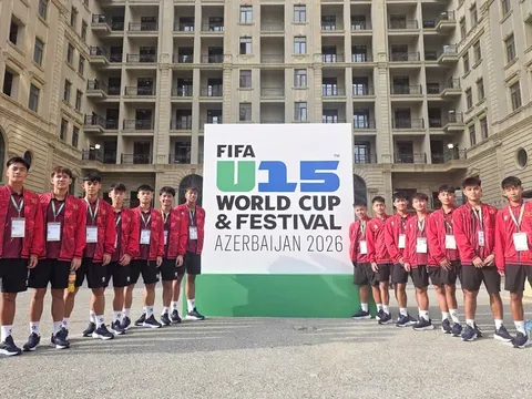 Lịch thi đấu bóng đá Việt Nam hôm nay 26/10: U15 Việt Nam chạm trán U15 Iran và U15 Guyana