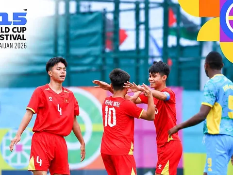 Thắng thuyết phục chủ nhà Azerbaijan, ĐT Việt Nam gây sốt với vé chung kết U15 World Cup 2026 tier C