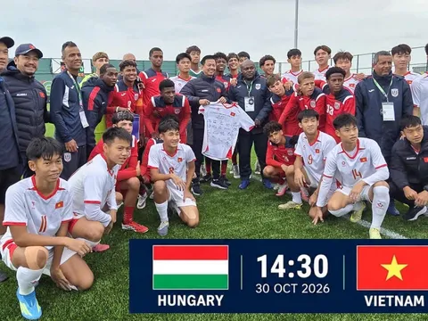 Xem trực tiếp bóng đá U15 Việt Nam vs U15 Hungary ở đâu, kênh nào? Link trực tiếp World Cup 2026