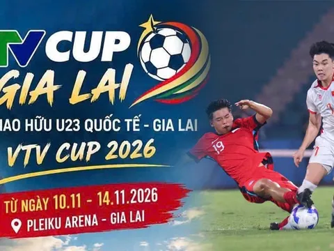 Xem TRỰC TIẾP U23 Việt Nam đấu U23 Singapore ở đâu, kênh nào? Kênh xem miễn phí Gia Lai VTV Cup 2026