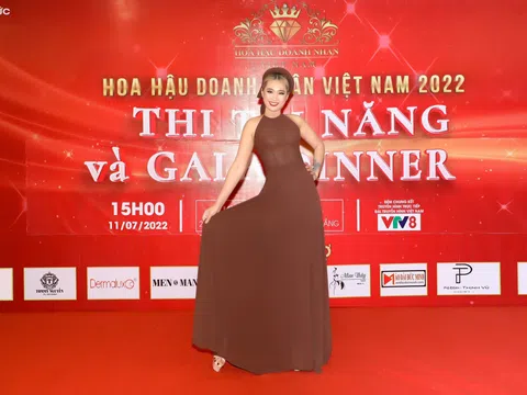 Hoa hậu Trịnh Lan Trinh gây bất ngờ với tạo hình đầy mới lạ tại Hoa hậu Doanh nhân Việt Nam 2022