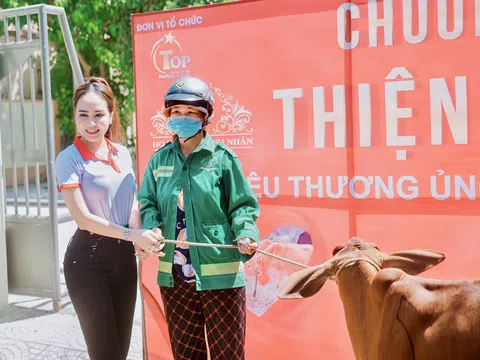 Á hậu Lê Thị Hồng Thắm và hành trình lan tỏa yêu thương