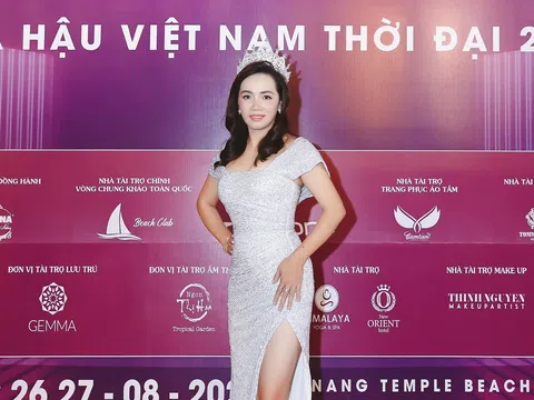 Á hoàng Lâm Thị Minh Tâm xuất hiện lộng lẫy tại đêm Chung khảo Hoa hậu Việt Nam Thời đại 2022