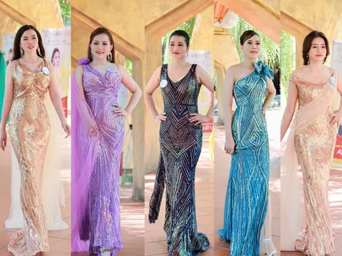 Dàn thí sinh Hoa hậu Thương hiệu Việt Nam 2022 khoe vẻ đẹp đài cát, kiêu sa trong trang phục dạ hội của NTK Tommy Nguyễn