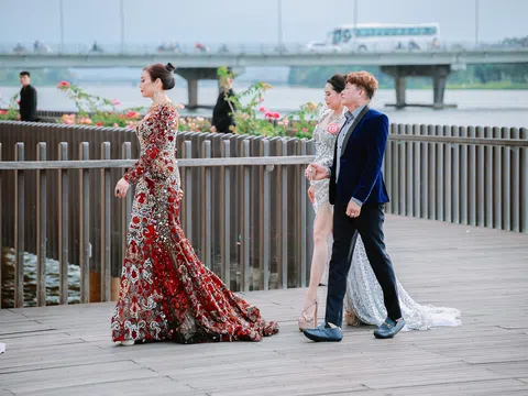 BST dạ hội "Sắc màu tình yêu" của NTK Tommy Nguyễn mở màn hoàn hảo cho vòng thi thời trang Hoa hậu Quý bà VNTC 2023