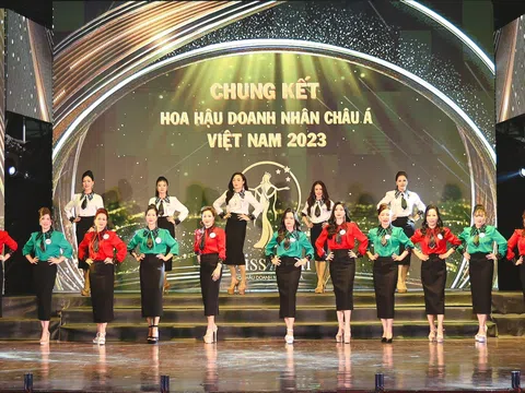 Ngắm nhìn những bộ trang phục thanh lịch của NTK Thân Hoàng Bích Thủy trên sân khấu chung kết Miss Asian 2023