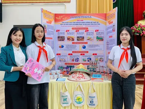 Phú Thọ: Bốn dự án khoa học kỹ thuật cấp thành phố của Trường THCS Nông Trang đều đoạt giải