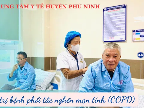 Phú Thọ: Trung Tâm y tế huyện Phù Ninh cảnh báo phòng bệnh phổi tắc nghẽn khi giao mùa