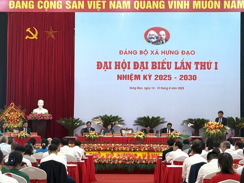 Hà Nội: Đảng bộ xã Hưng Đạo tổ chức Đại hội đại biểu lần thứ I, nhiệm kỳ 2025-2030