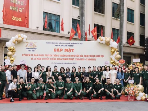 Khoa Thanh nhạc Trường Đại học Văn hóa Nghệ thuật Quân đội: 70 năm xây dựng và trưởng thành (1955 - 2025)