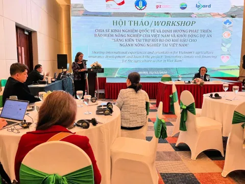 Dự án "Sáng kiến tài trợ rủi ro khí hậu cho ngành nông nghiệp tại Việt Nam”