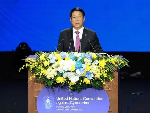 Chủ tịch nước Lương Cường: Công ước Hà Nội gửi đi ba thông điệp lịch sử về an ninh mạng 