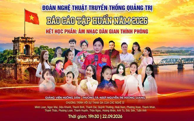 Thành công từ đợt tập huấn học phần âm nhạc dân gian thính phòng tại Đoàn Nghệ thuật Truyền thống Quảng Trị: Gắn kết đào tạo hàn lâm với thực tiễn sân khấu