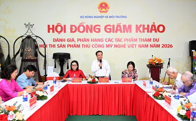 Gần 500 sản phẩm độc đáo hội tụ tại Hội thi Sản phẩm thủ công mỹ nghệ Việt Nam năm 2026