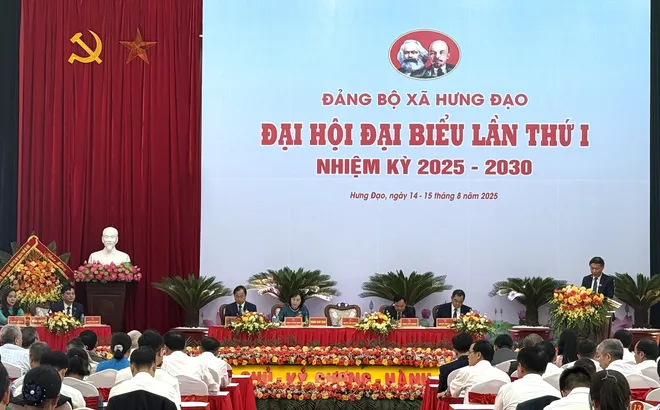 Hà Nội: Đảng bộ xã Hưng Đạo tổ chức Đại hội đại biểu lần thứ I, nhiệm kỳ 2025-2030